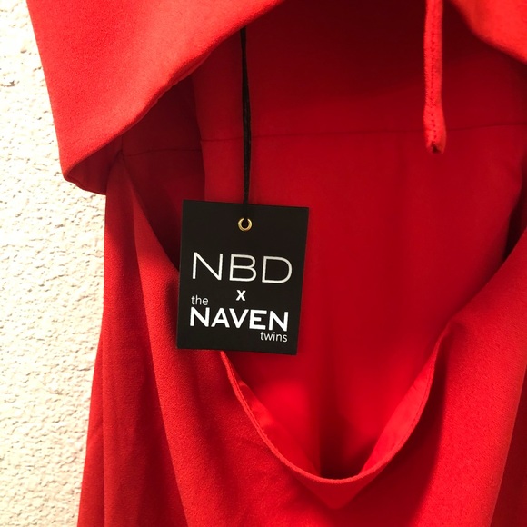 NBD X Naven Twins Beyond Love Lace Up Mini Dress - Picture 5 of 8